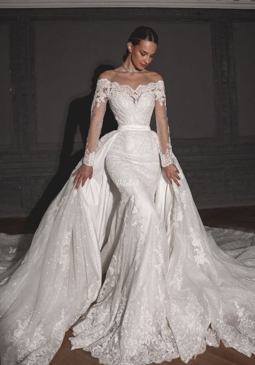 Lace Shimmery Wedding Dress Ornella 2 in 1, Olivia Bottega