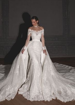 Lace Shimmery Wedding Dress Ornella 2 in 1, Olivia Bottega