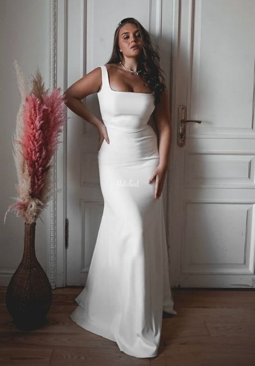 Crepe Wedding Dress Jessica, Olivia Bottega