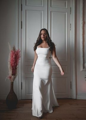 Crepe Wedding Dress Jessica, Olivia Bottega