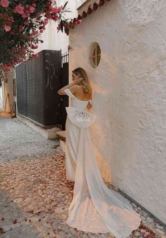 chinese dress ladies Isabella Strapless Ruched Mermaid Wedding Dress with Thigh Slit | Divine  Bridal Melbourne