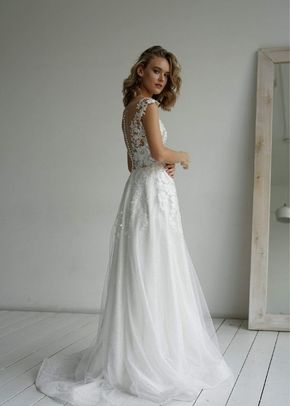 Light Ivory Lace Wedding Dress Enn, Olivia Bottega