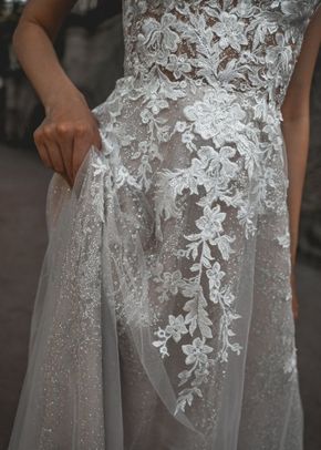 Light Ivory Lace Wedding Dress Enn, Olivia Bottega