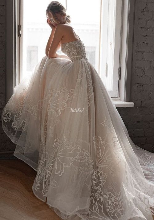 Floral Lace Wedding Dress Blum Wedding Dress from Olivia Bottega ...