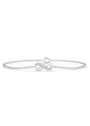 Diamond Infinity Chain Bracelet, Angara