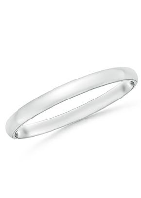 Standard Comfort Fit Sleek Wedding Band, Angara