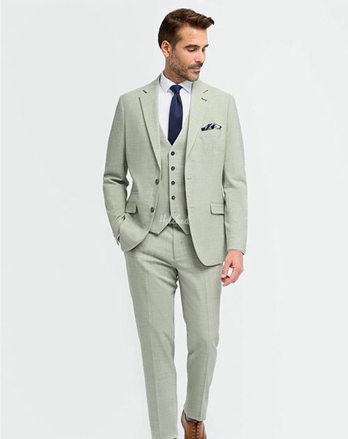 Camden Sage Three Piece Suit, House of Cavani