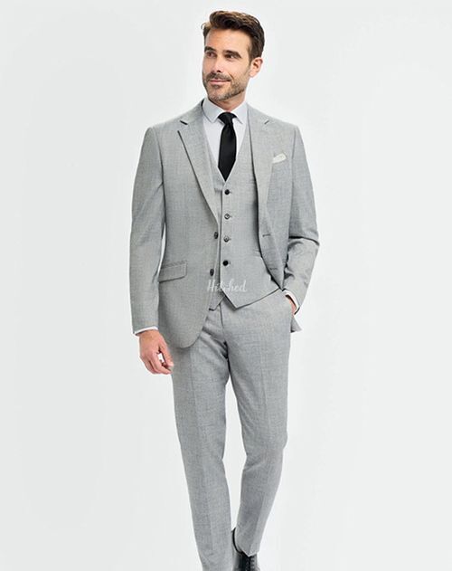 Malibu Grey Three Piece Suit, House of Cavani