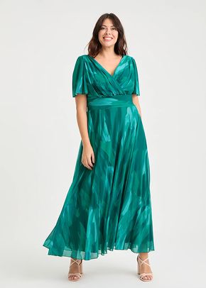 Isabelle Sea Green Float Sleeve Maxi Dress, Scarlett & Jo