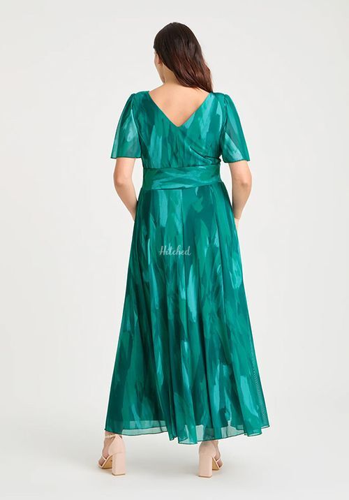 Isabelle Sea Green Float Sleeve Maxi Dress, Scarlett & Jo