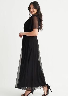 Isabelle Black Float Sleeve Maxi Dress, Scarlett & Jo