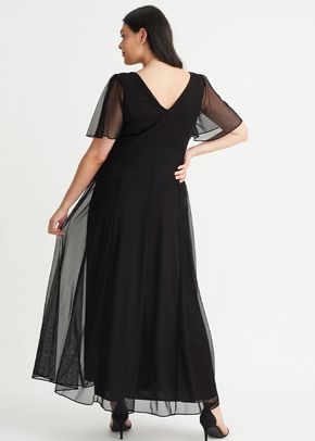 Isabelle Black Float Sleeve Maxi Dress, Scarlett & Jo