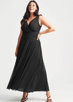 Nancy Marilyn Maxi Dress in Black Mesh, Scarlett & Jo