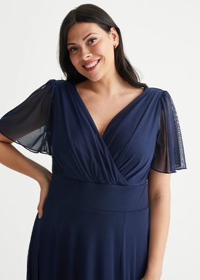 Isabelle Navy Float Sleeve Maxi Dress, Scarlett & Jo