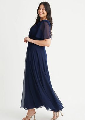 Isabelle Navy Float Sleeve Maxi Dress, Scarlett & Jo