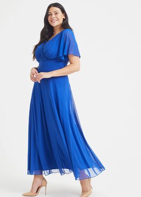 Isabelle Royal Blue Float Sleeve Maxi Dress, Scarlett & Jo