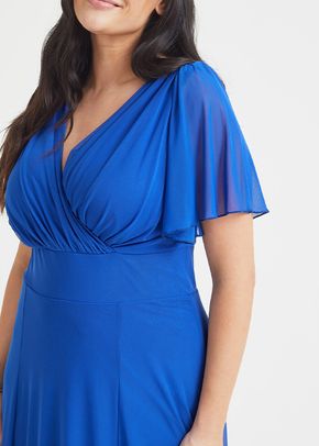 Isabelle Royal Blue Float Sleeve Maxi Dress, Scarlett & Jo