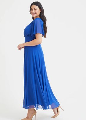 Isabelle Royal Blue Float Sleeve Maxi Dress, Scarlett & Jo