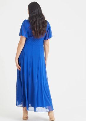 Isabelle Royal Blue Float Sleeve Maxi Dress, Scarlett & Jo