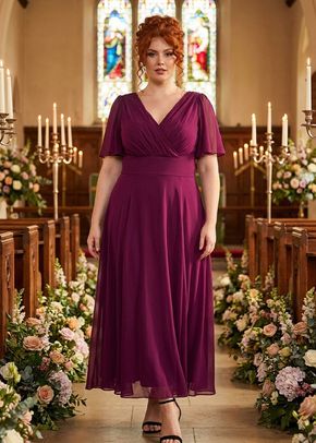 Isabelle Magenta Float Sleeve Maxi Dress, Scarlett & Jo