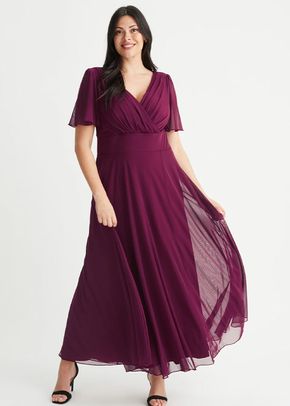 Isabelle Magenta Float Sleeve Maxi Dress, Scarlett & Jo