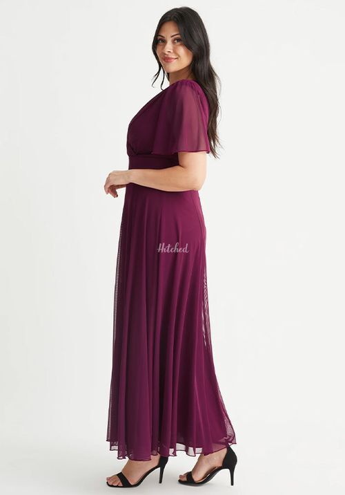 Isabelle Magenta Float Sleeve Maxi Dress, Scarlett & Jo