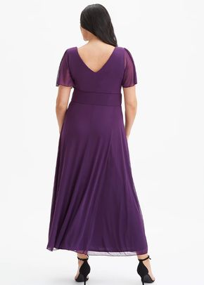 Isabelle Purple Float Sleeve Maxi Dress, Scarlett & Jo