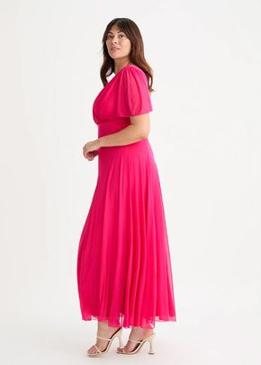 Isabelle Cerise Float Sleeve Maxi Dress, Scarlett & Jo