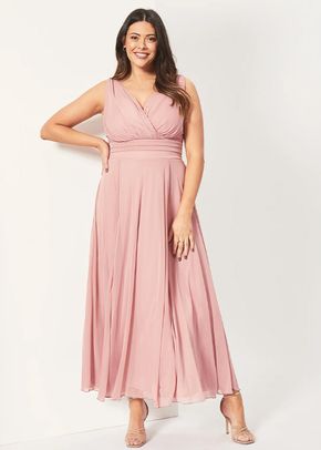 Nancy Marilyn Blush Pink Chiffon Maxi Dress, Scarlett & Jo