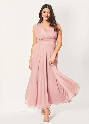 Nancy Marilyn Blush Pink Chiffon Maxi Dress, Scarlett & Jo