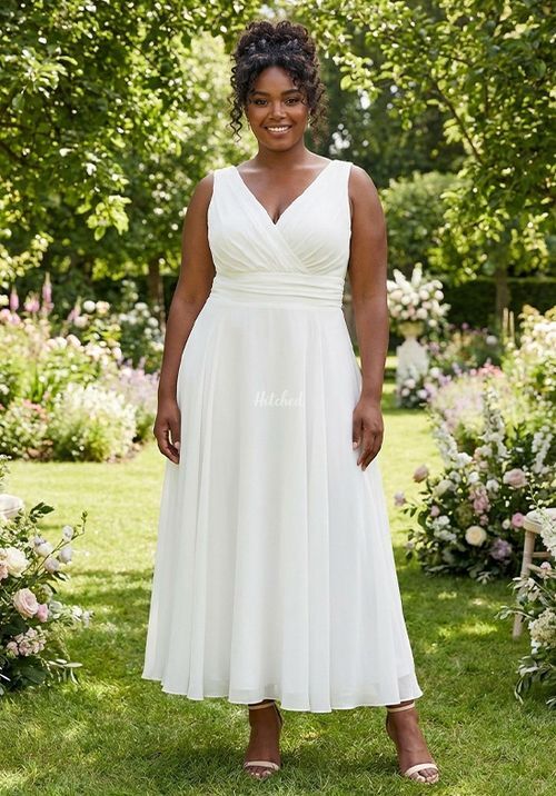 Nancy Marilyn Solid Ivory Mesh Maxi Dress, Scarlett & Jo