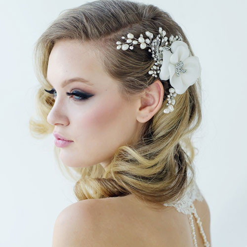 Miriam Flower Hair Accessory Bridal Headwear and Jewellery from Zaphira  Bridal 