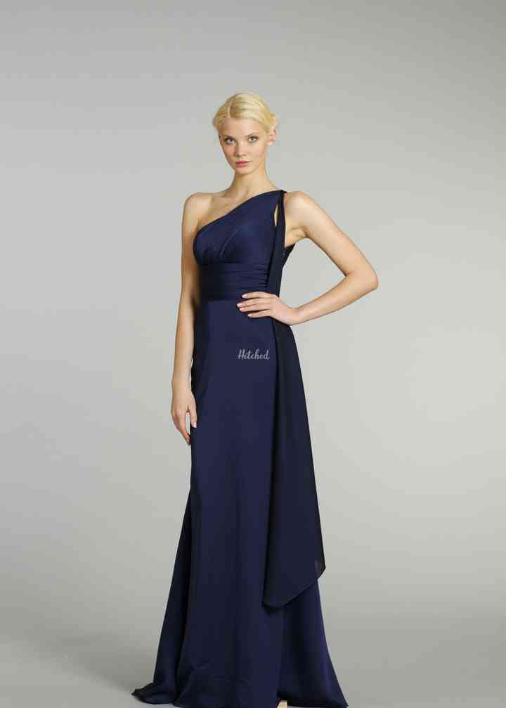 3433 Lazaro Noir Bridesmaid Dresses