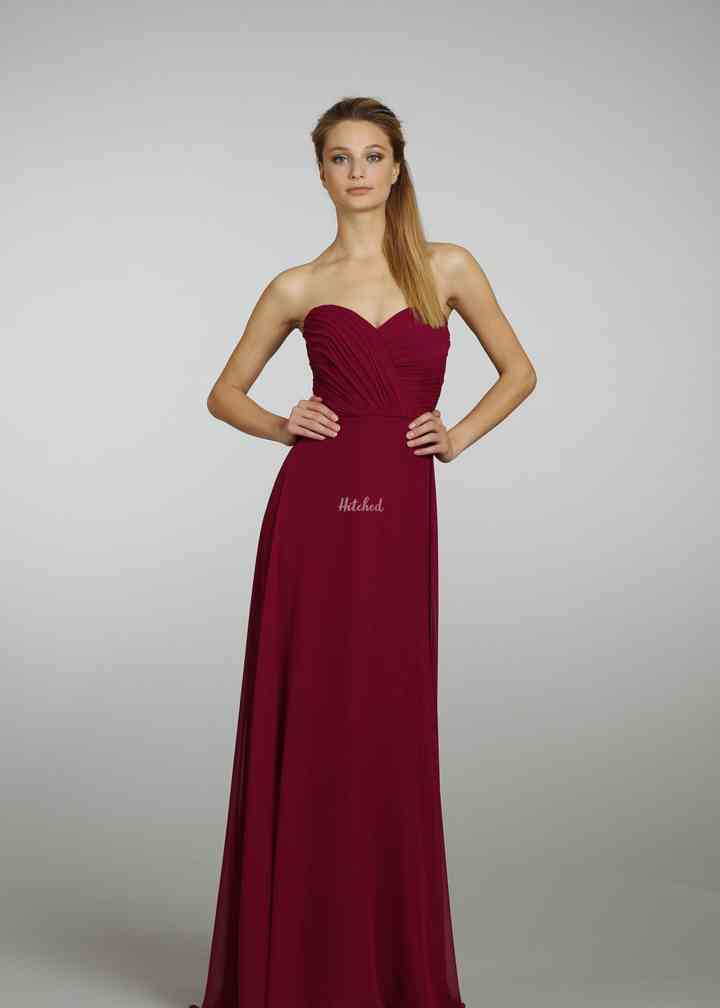 3433 Lazaro Noir Bridesmaid Dresses