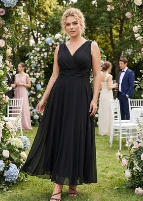 Nancy Marilyn Maxi Dress in Black Mesh, 1361