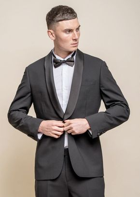 Aspen Black Tuxedo Two Piece Suit, 1333