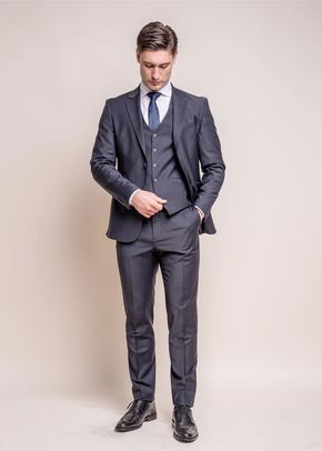 Bond Midnight Blue Three Piece Suit, 1333
