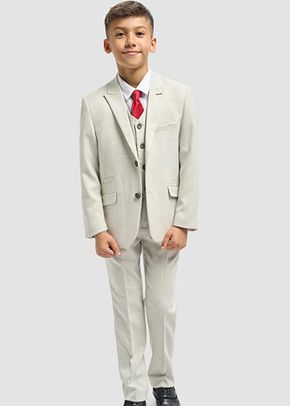 Tropez Sage Boys Three Piece Suit, Cavani