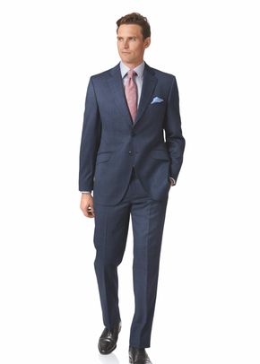 Airforce blue classic fit Italian suit, 1129