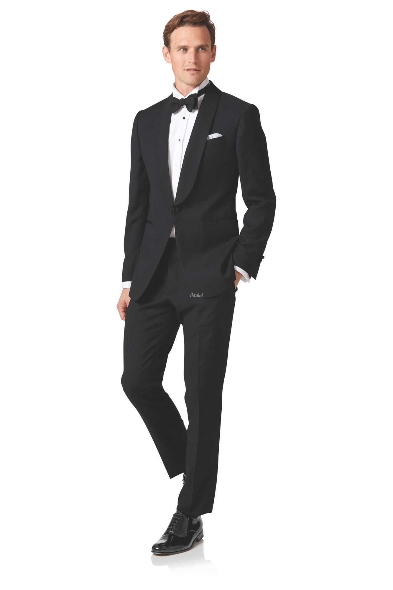Black extra slim fit dinner suit Mens Wedding Suit from Charles ...