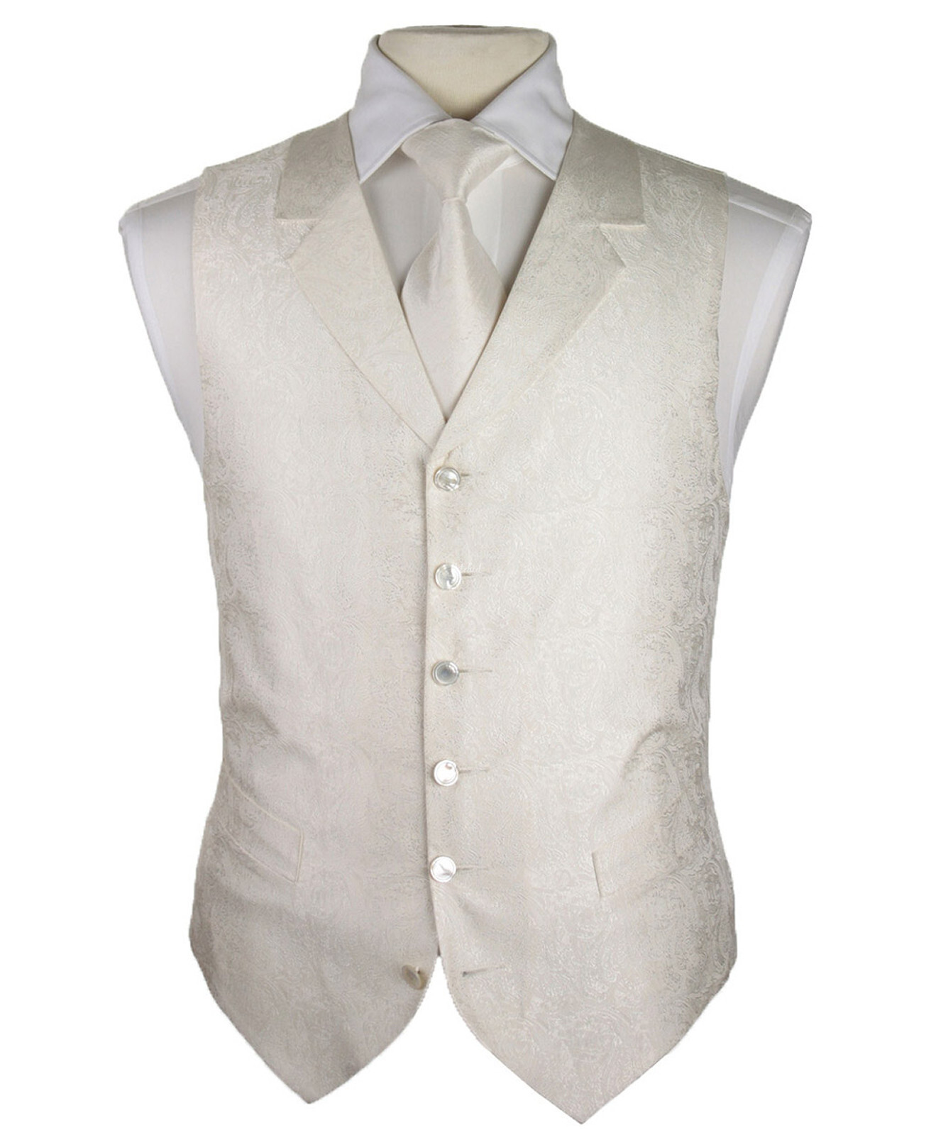 6-button White Paisley (FBM2) Mens Wedding Suit from Favourbrook ...