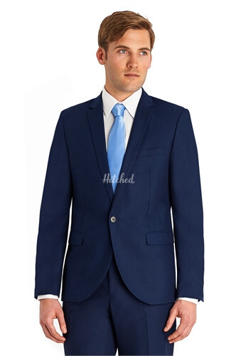 Ventuno 21 Blue Mens Wedding Suit From Moss Bros Hire Uk 