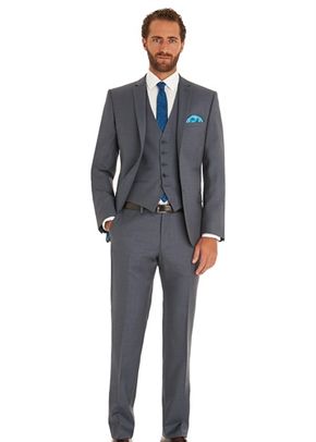 TED BAKER TAILORED FIT STEEL GREY MIX AND MATCH SUIT JACKET, 1215