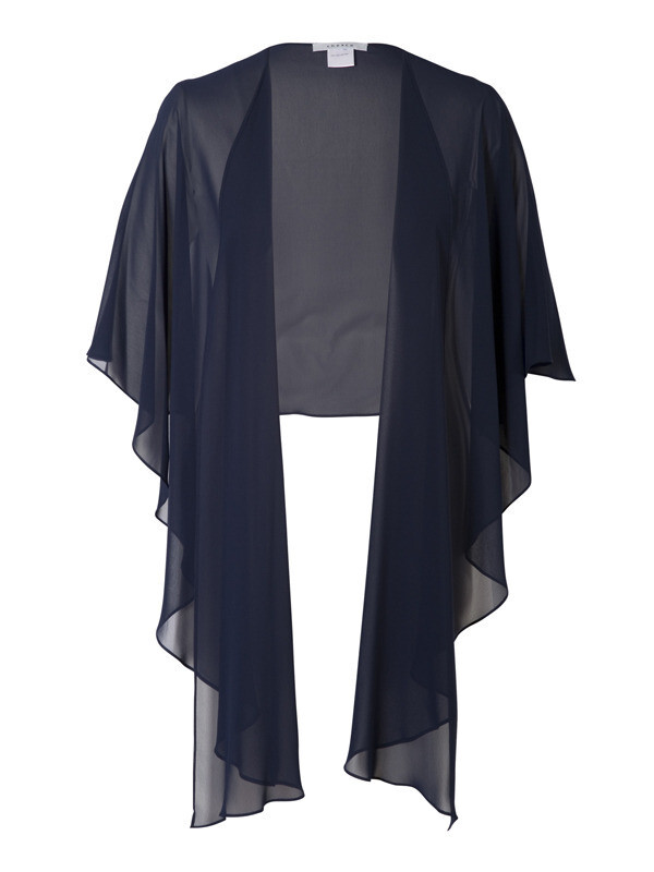 Navy hotsell chiffon wrap