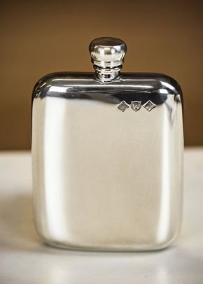 Pinder Brothers Pewter Victorian Flask - 4oz, 1307