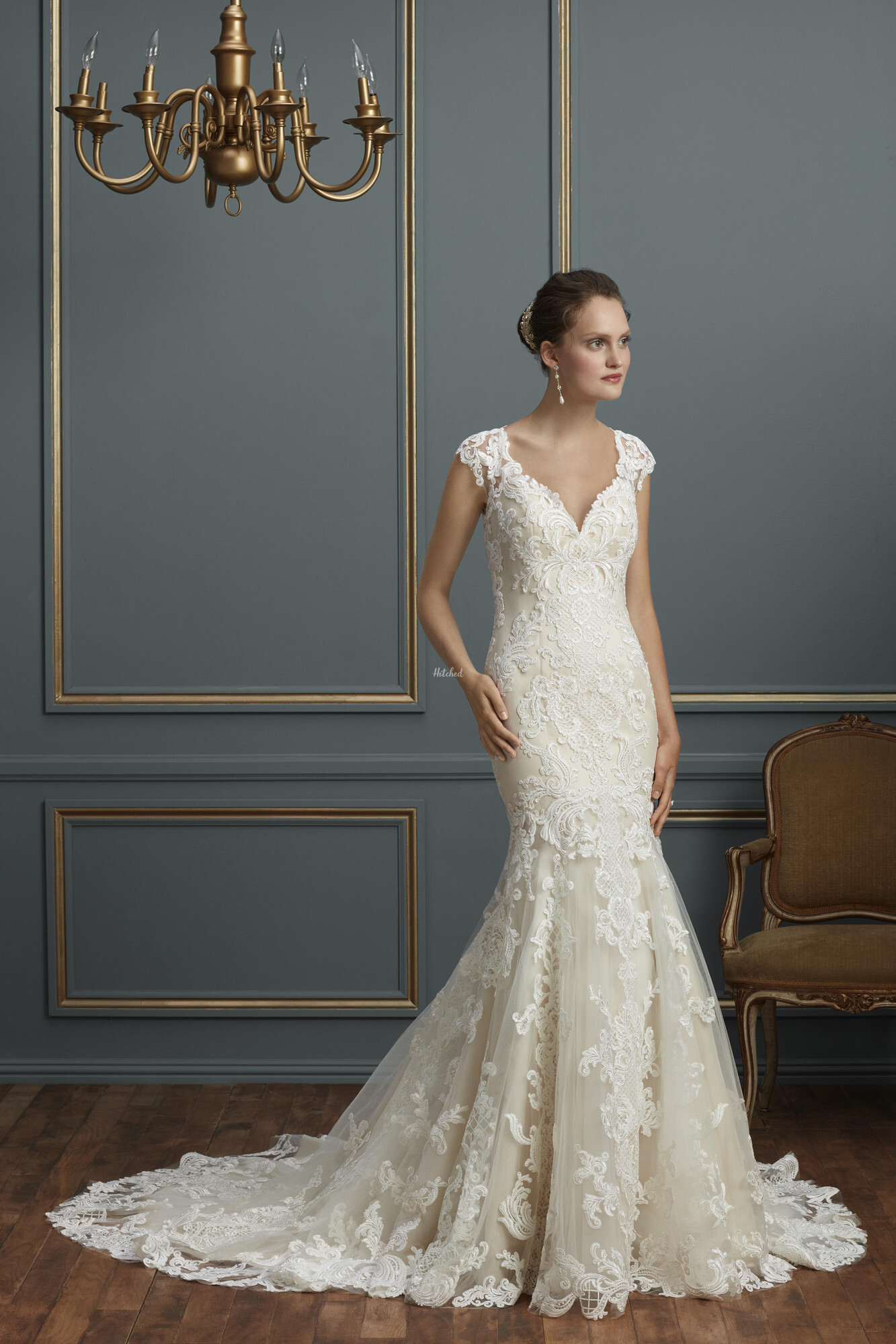 C124 Anastasia Wedding Dress from Amare Couture hitched