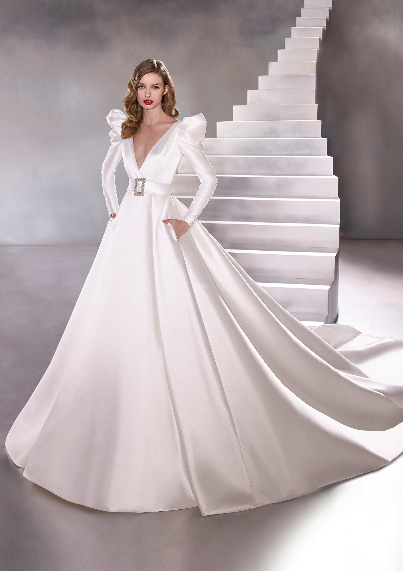 SPACE Wedding Dress from Atelier Pronovias hitched.co.uk
