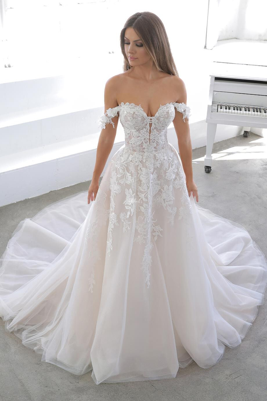 Off The Shoulder Wedding Dresses & Bridal Gowns | hitched.co.uk