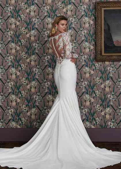 White one fiana wedding on sale dress