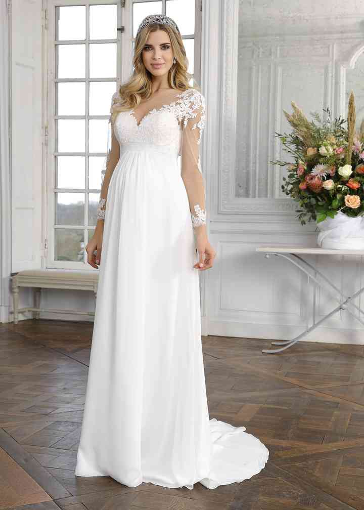 empire waist wedding dress